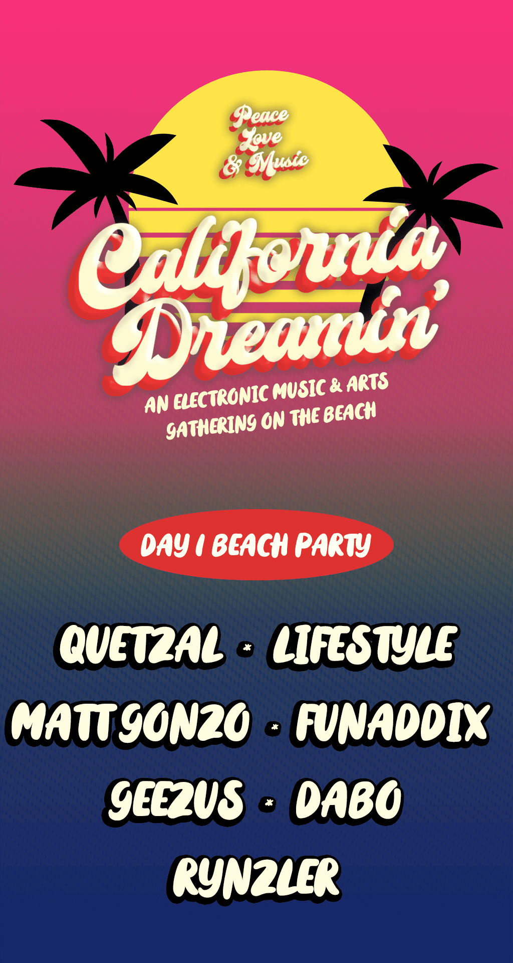 Day 1 Line Up Story