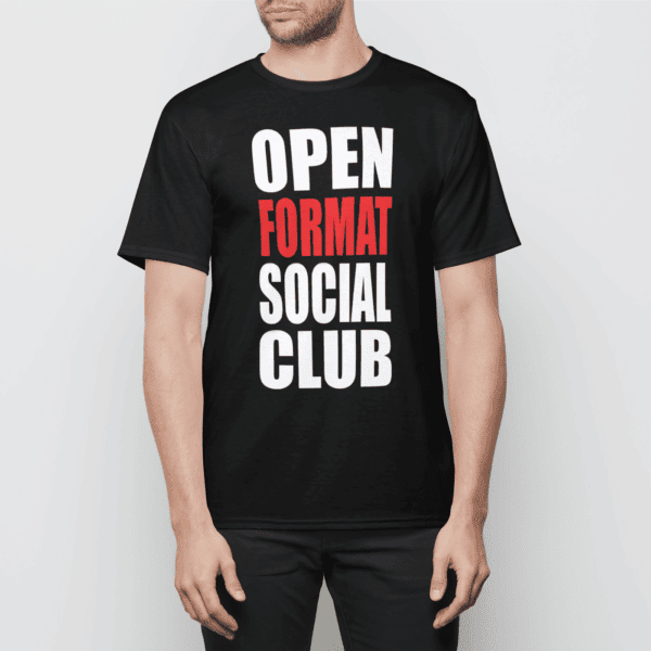 Open Format Social Club TShirt Mens Crew Tee - Image 3