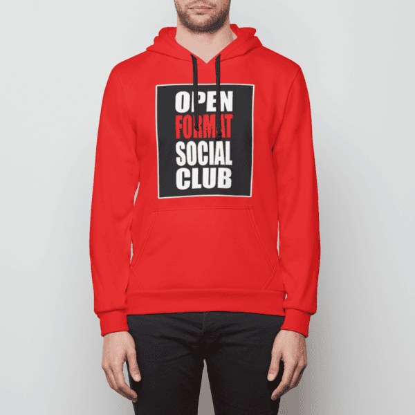 OFSC Red Hoodie  Unisex Pullover Hoodie - Image 3