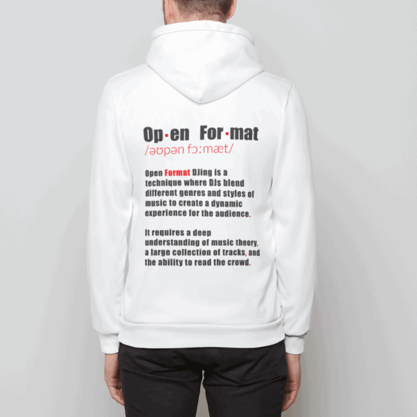 OFSC White Hoodie Unisex Pullover Hoodie - Image 2