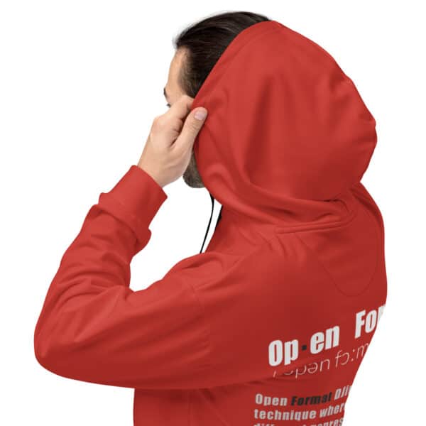 OFSC Red Unisex Hoodie - Image 3