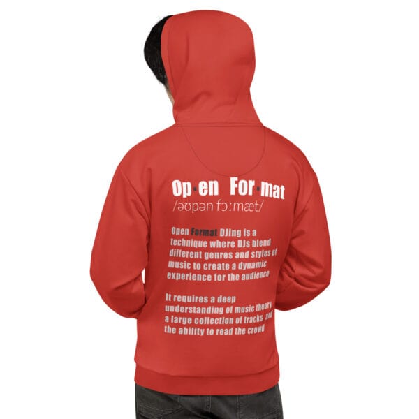 OFSC Red Unisex Hoodie - Image 2
