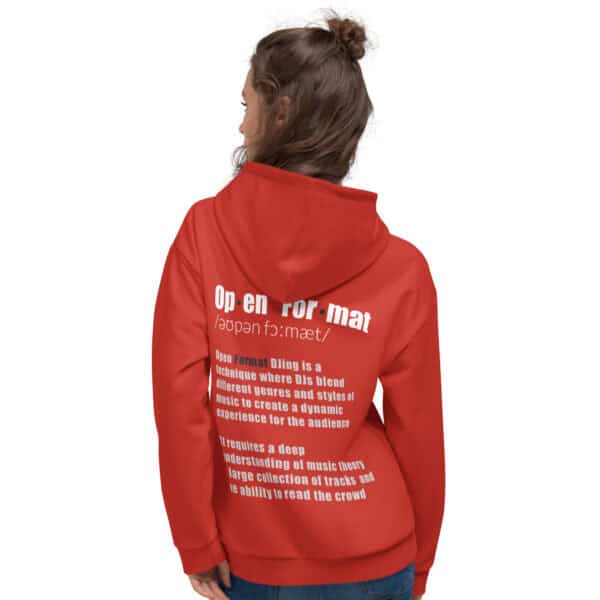 OFSC Red Unisex Hoodie - Image 9