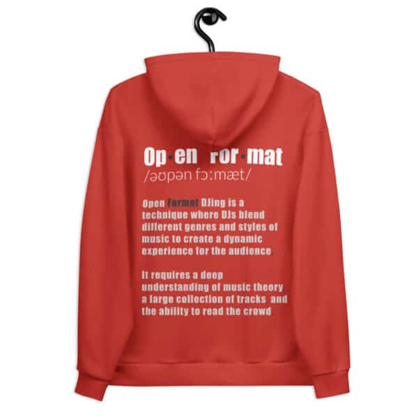 OFSC Red Unisex Hoodie - Image 7