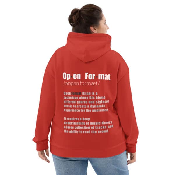 OFSC Red Unisex Hoodie - Image 6