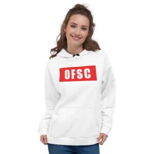 OFSC White Unisex Hoodie