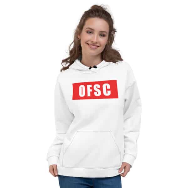 OFSC White Unisex Hoodie