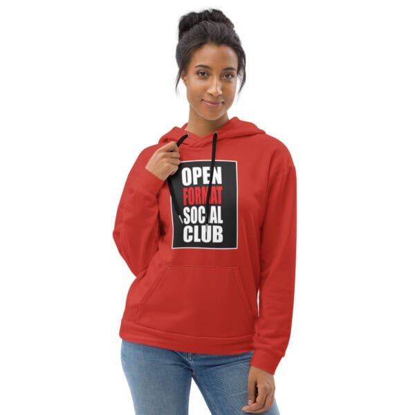 OFSC Red Unisex Hoodie - Image 10