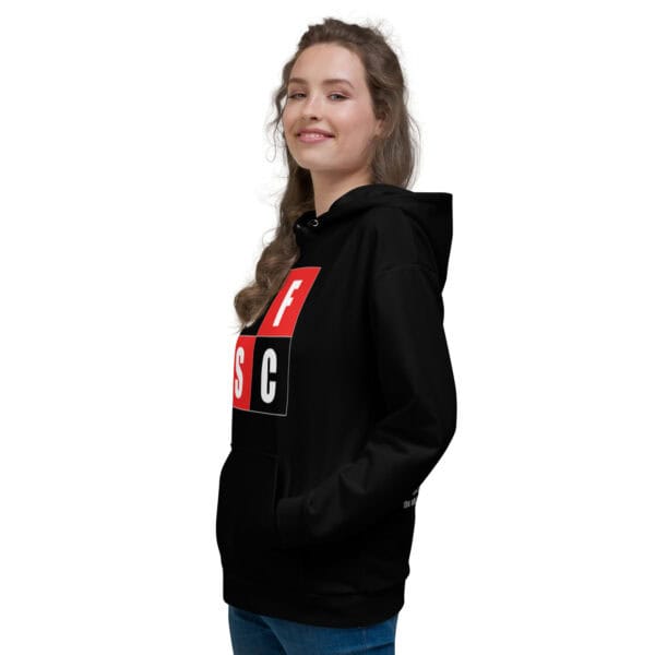 OFSC Black Unisex Hoodie - Image 9