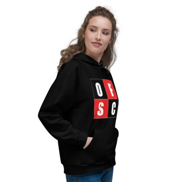OFSC Black Unisex Hoodie - Image 8