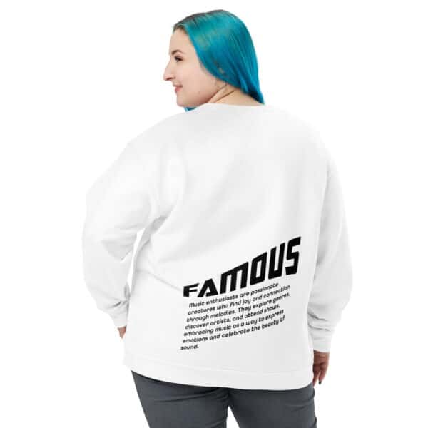 Famous Wavey Unisex Sweatshirt - Image 4
